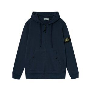 Stone Island Navy Blue Hoodie